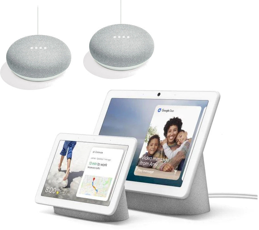 Google Nest Hub 2nd Gen Google Hub And Mini Bundle Google Nest